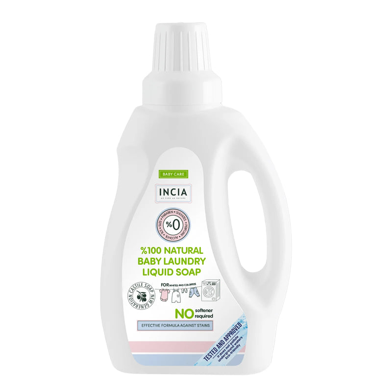 Natural Baby Detergent Laundry Soap with Lavender Scented Fabric Softener 750mL