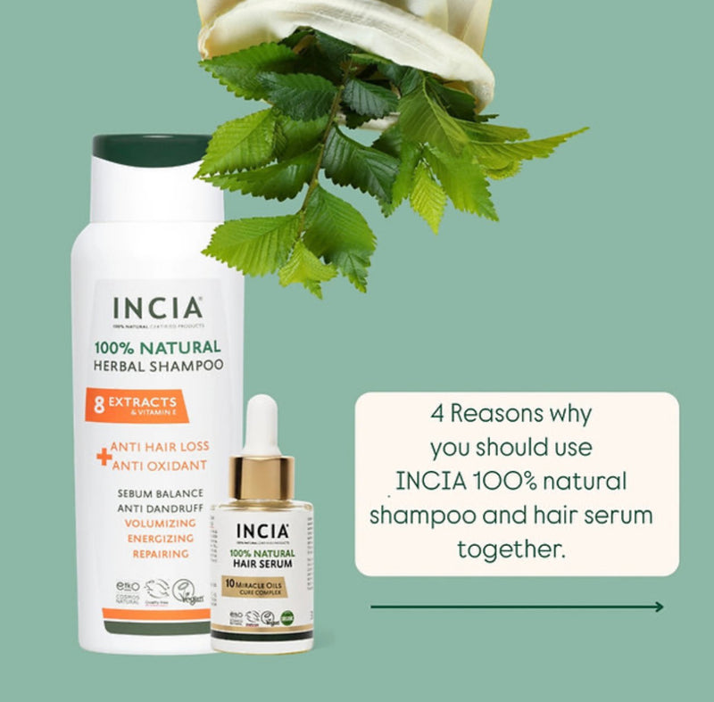 INCIA Natural Anti-Hair Loss Herbal Shampoo 275mL