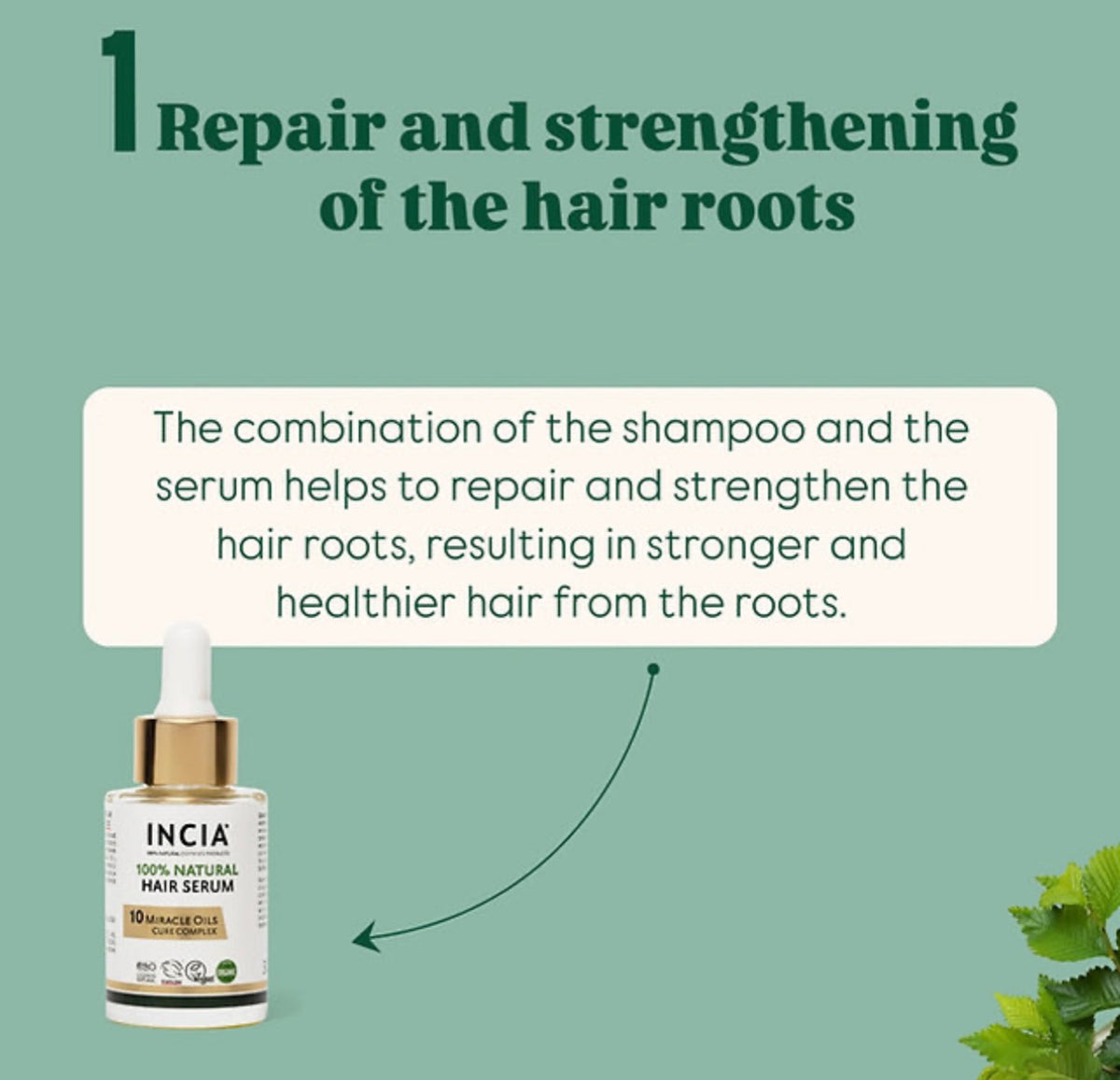 INCIA Natural Anti-Hair Loss Herbal Shampoo 275mL