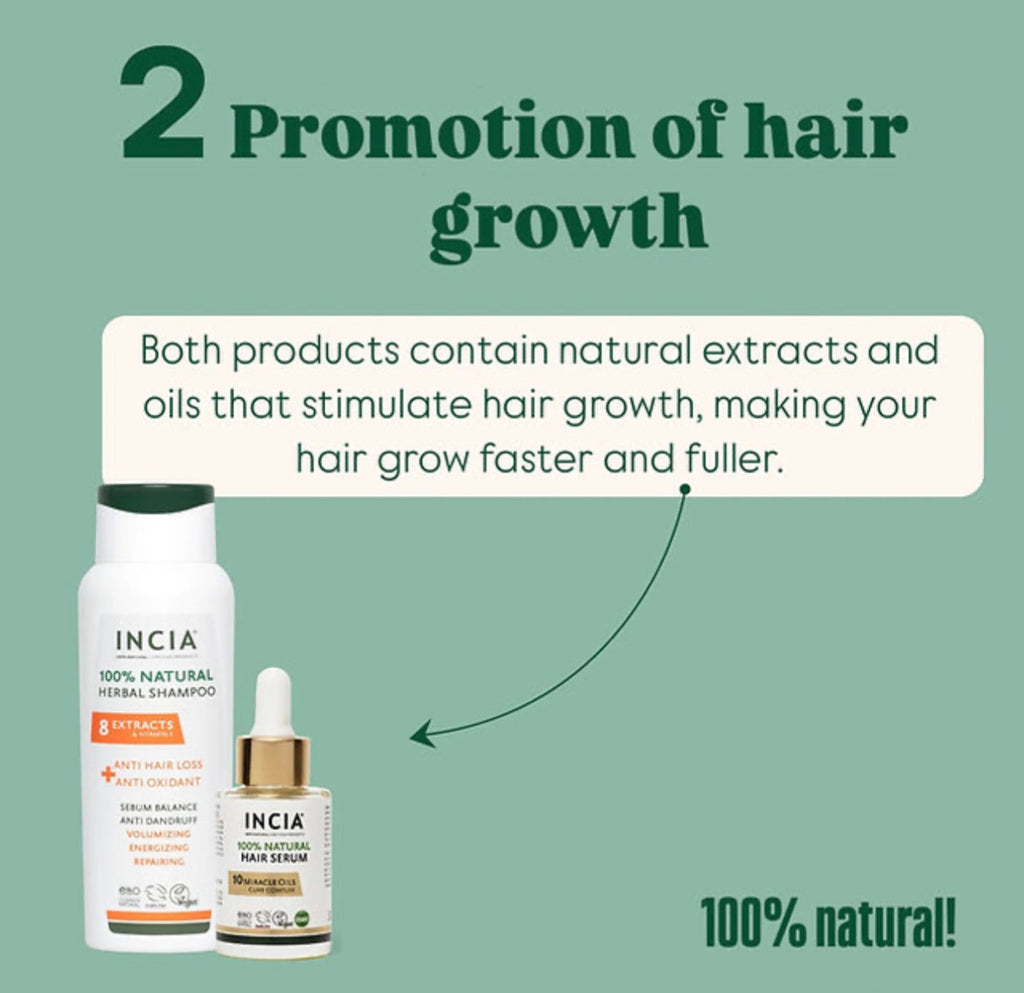 INCIA Natural Anti-Hair Loss Herbal Shampoo 275mL