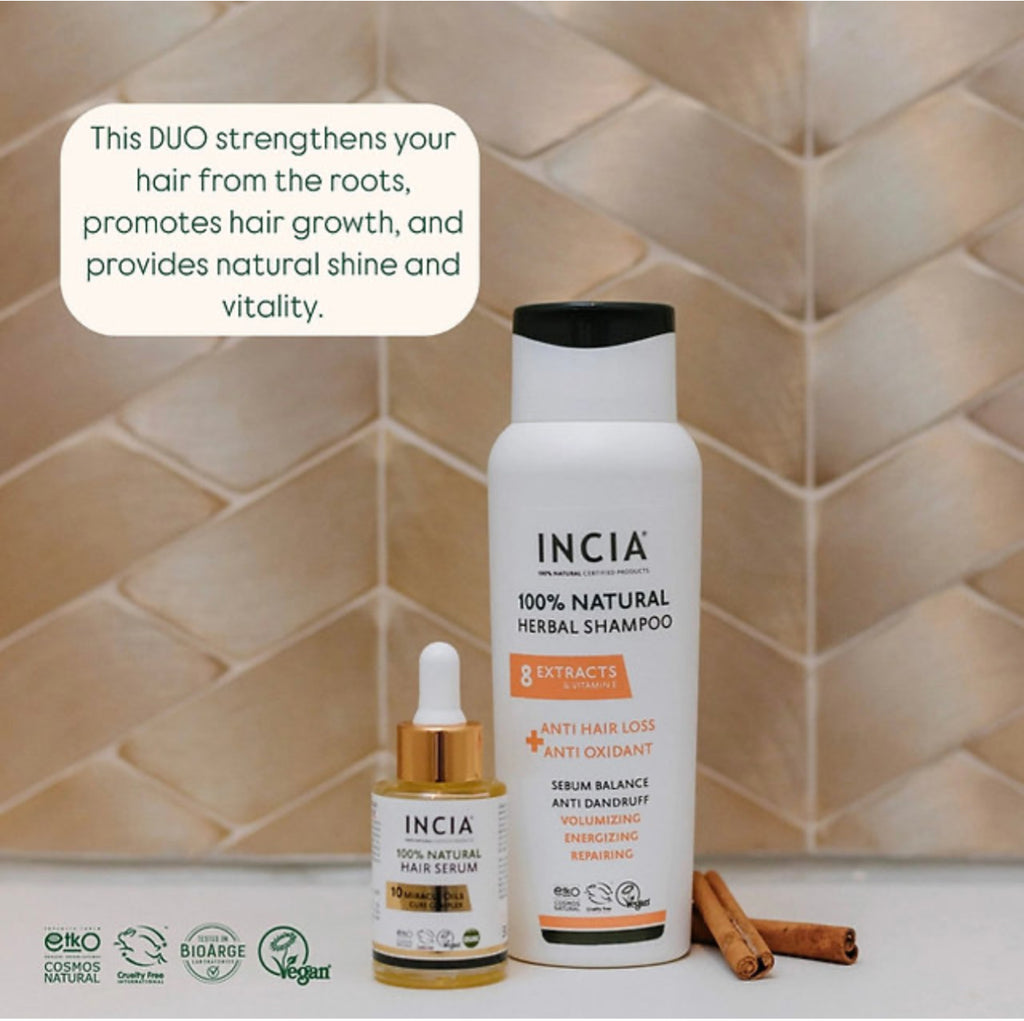 INCIA Natural Anti-Hair Loss Herbal Shampoo 275mL