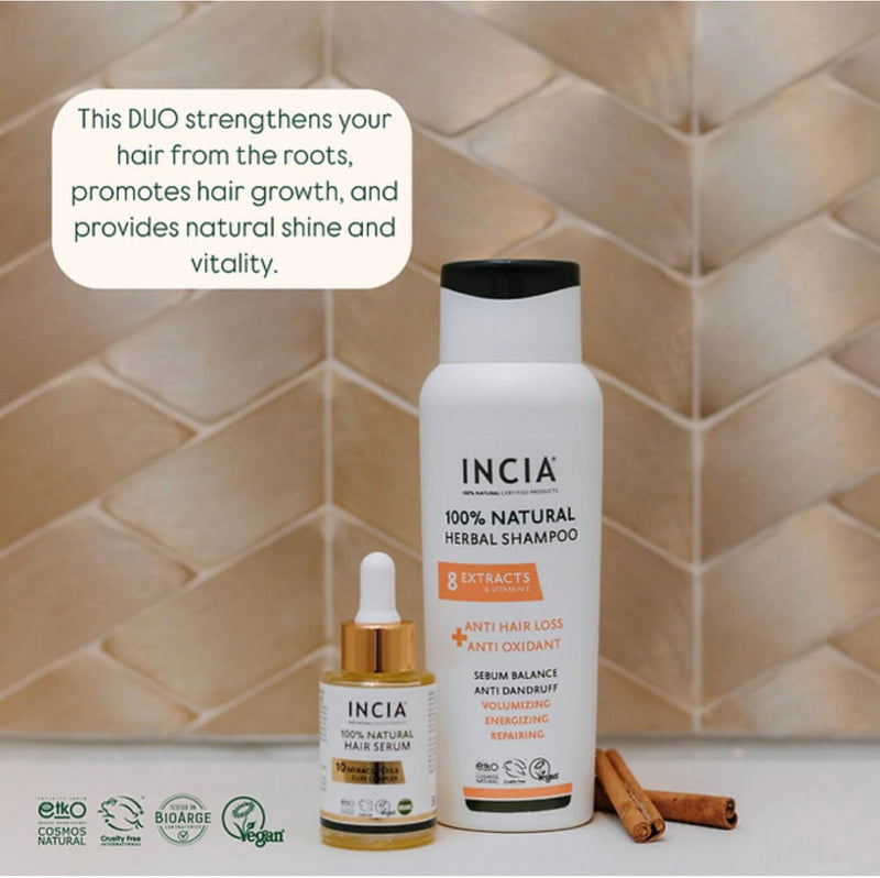 INCIA Natural Anti-Hair Loss Herbal Shampoo 275mL