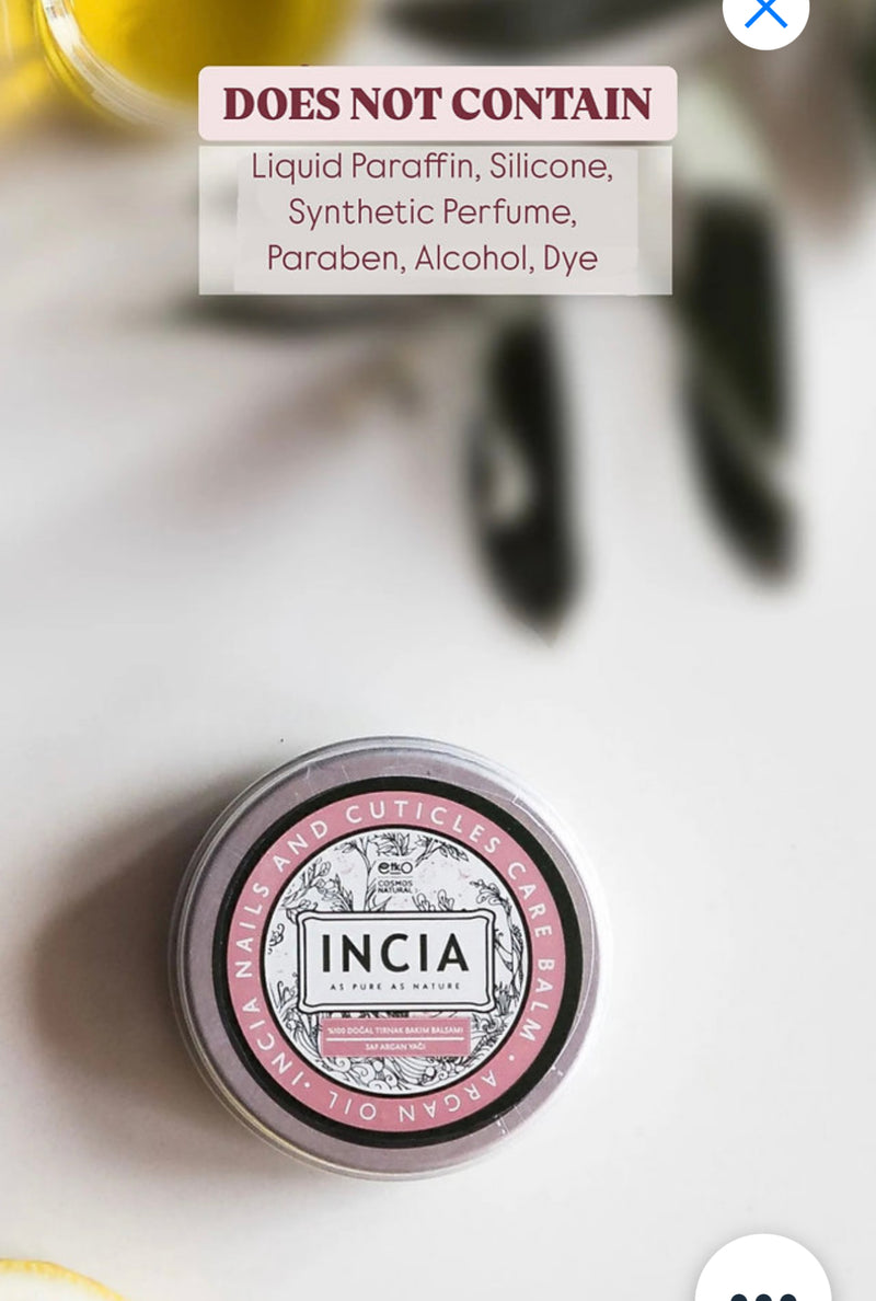 INCIA 100% Natural Cuticle and Nail Care Balm 15 mL