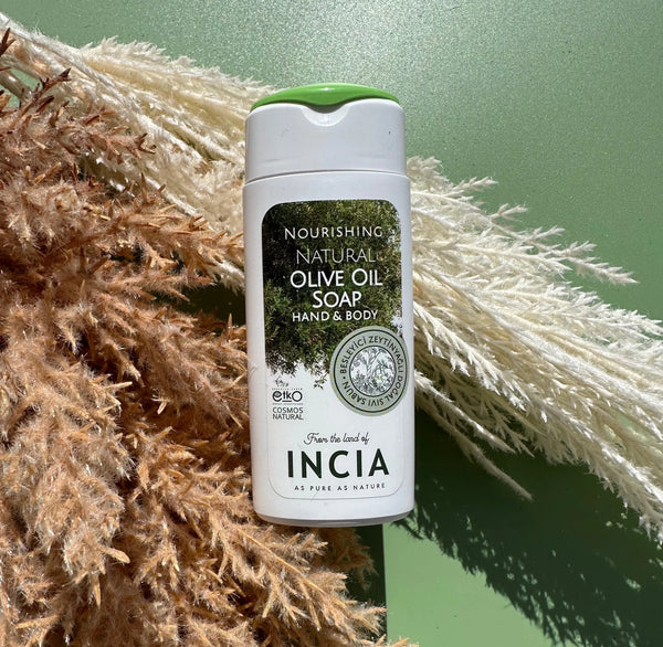 INCIA Olive Oil Liquid Soap for Hand & Body 50mL