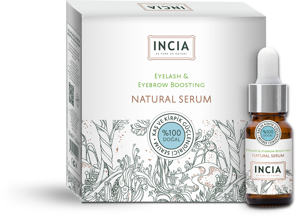 Natural Eyebrow and Eyelash Care Serum – Herbal Care Oil 10 mL x2