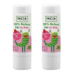 Natural Lip Cream for Kids – Strawberry Lip Balm 6g x2