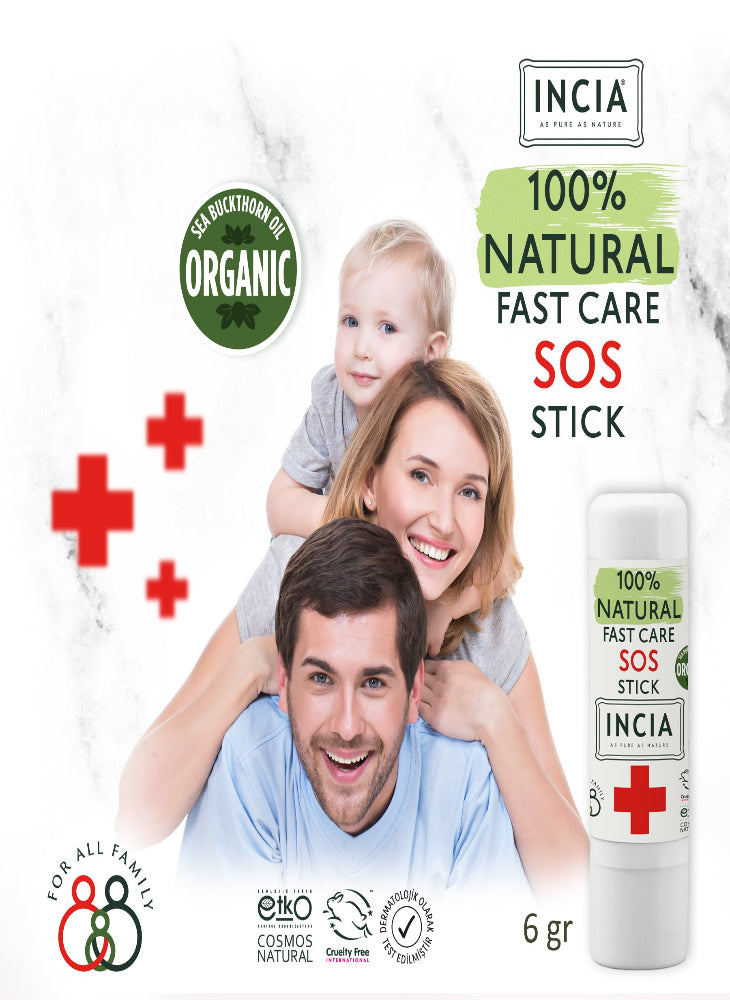 Natural SOS Instant Soothing Organic False Buckthorn Quick Protection Herbal 6g x2