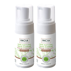 Natural Facial Cleansing Foam Makeup For Acne, Blackheads, Pimples And Oily Skin 125mL x2