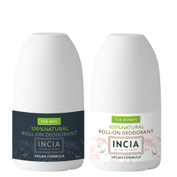 Natural Roll-On Deodorant – Women's and Men's Deodorant Set 50ml