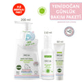 Natural Newborn Baby Care Set – Baby Shampoo, Baby Massage Oil and Anti-Diaper Rash Gel Cream