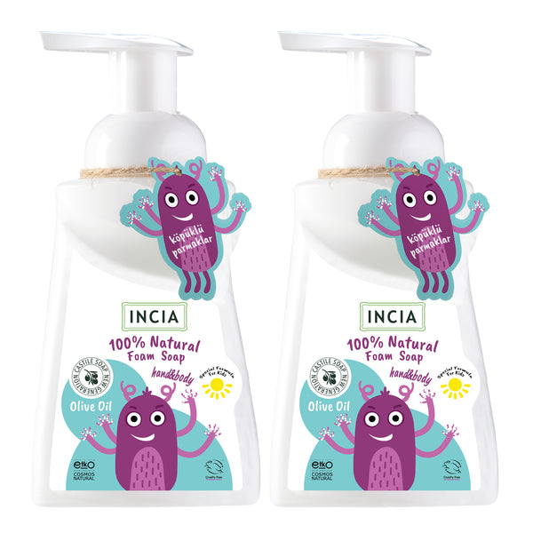 Olive Oil Liquid Soap for Children – Natural Castile Soap 200mL x2