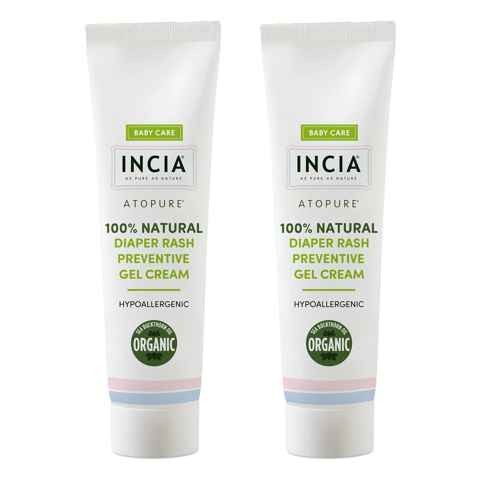 Natural Anti-Diaper Rash Gel Cream Organic False Buckthorn Care Cream Herbal 60mL x2